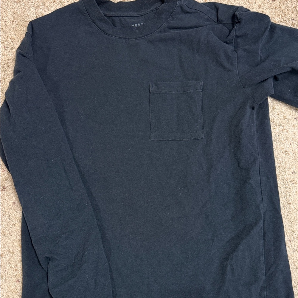 Nobull Men's Long-Sleeve Pocket Tee - Black